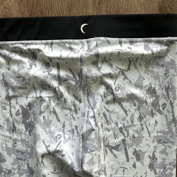 Zyia Active Men's White & Grey Sports Compression Tights Size Large - Picture 6 of 6